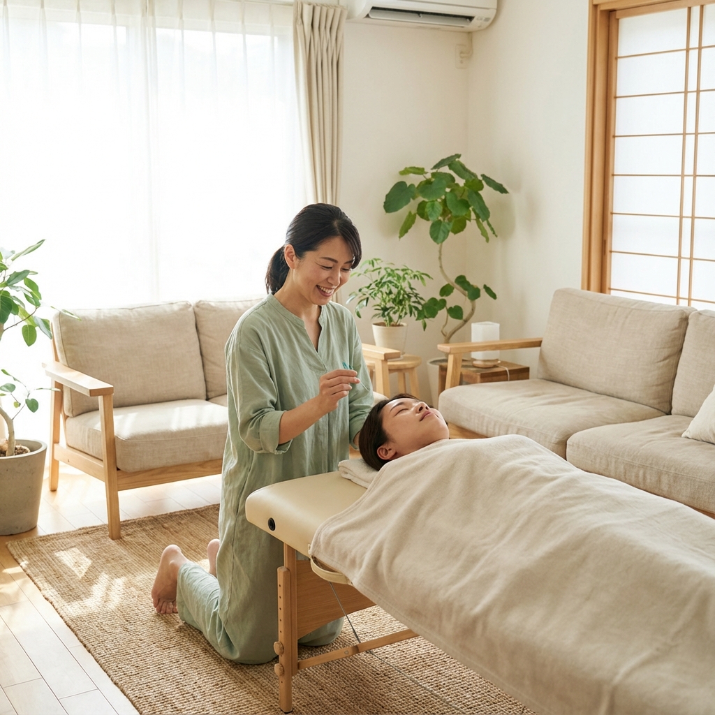 自宅での施術イメージ